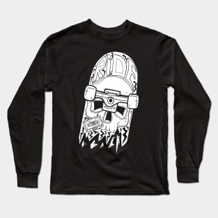 Skull Ride white Long Sleeve T-Shirt